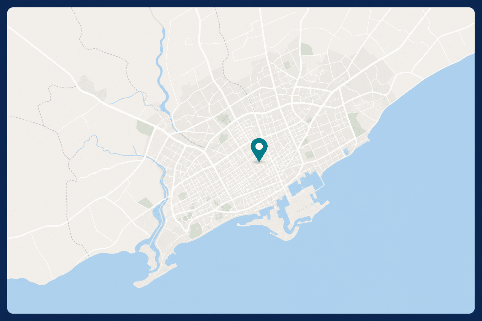 Map showing NEDO office location in Mogadishu, Somalia